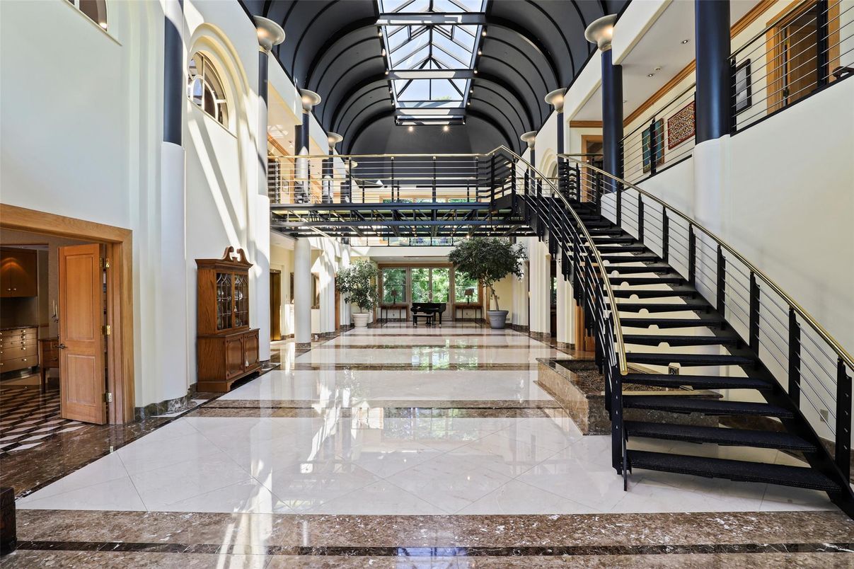 Glass Ceilings, Interior, Marble
