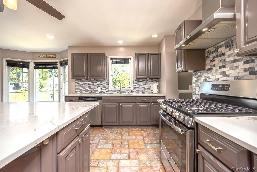 Interior, Kitchen, Recessed Lighting, Stainless Steel Appliances