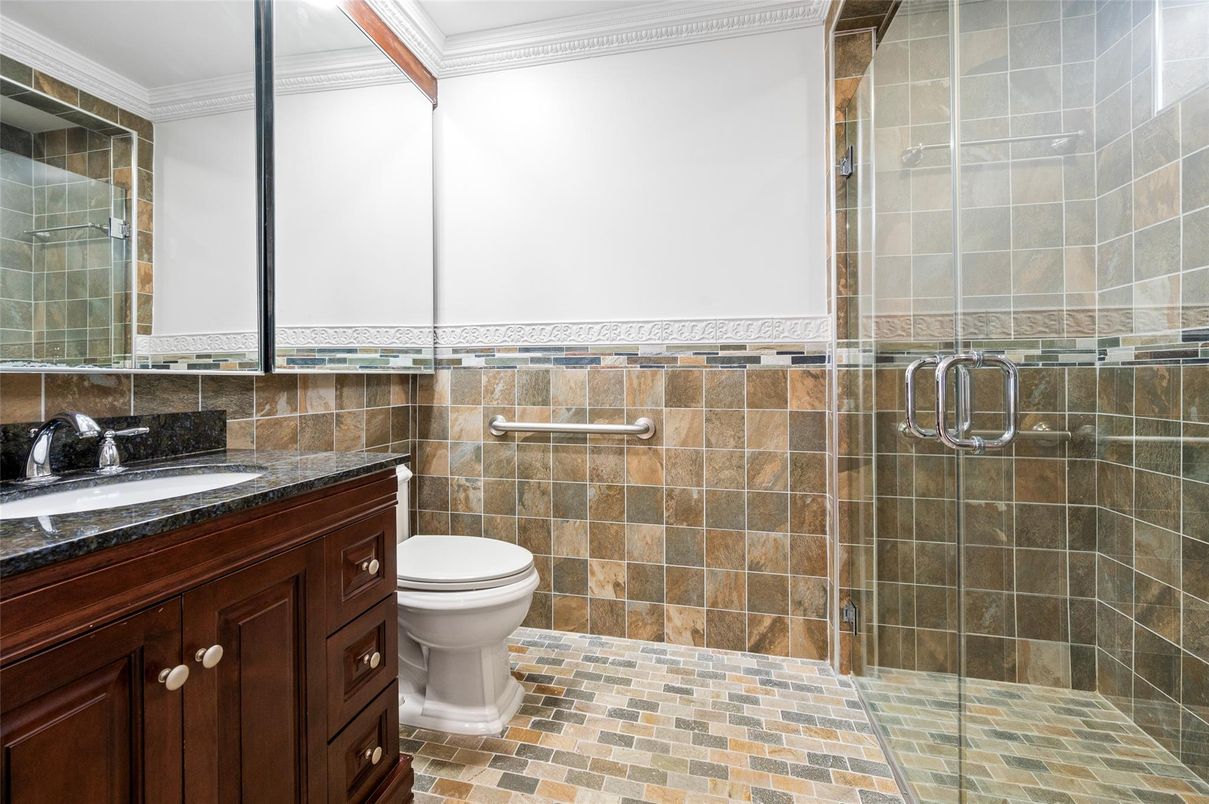Bathroom, Glass Shower, Interior