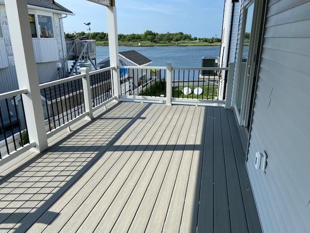 Exterior, Water, Wood Texture Flooring