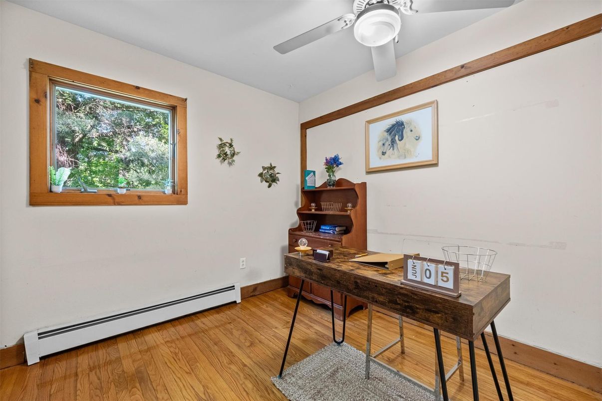 Home Office, Interior, Wood Texture Flooring