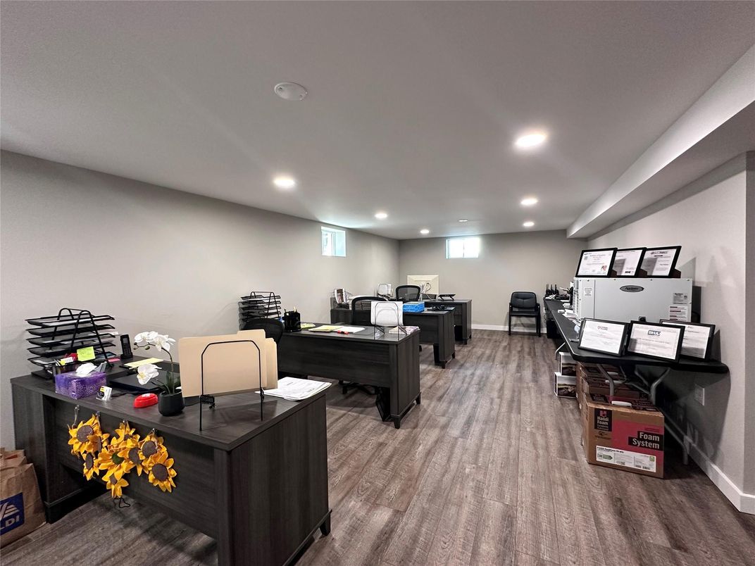 Home Office, Interior, Recessed Lighting