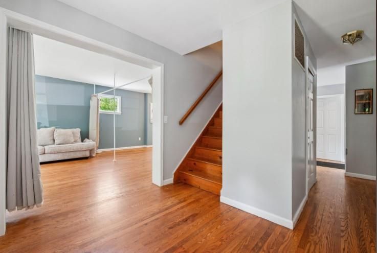 Empty room, Interior, Wood Texture Flooring