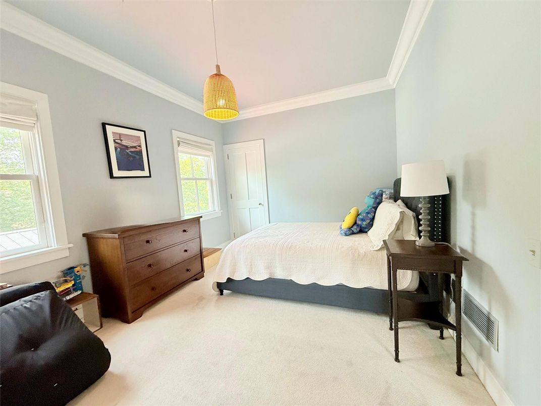 Bedroom, Interior, Pendant Lights