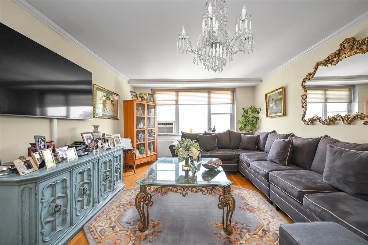 Chandelier, Interior, Living room, Wood Texture Flooring