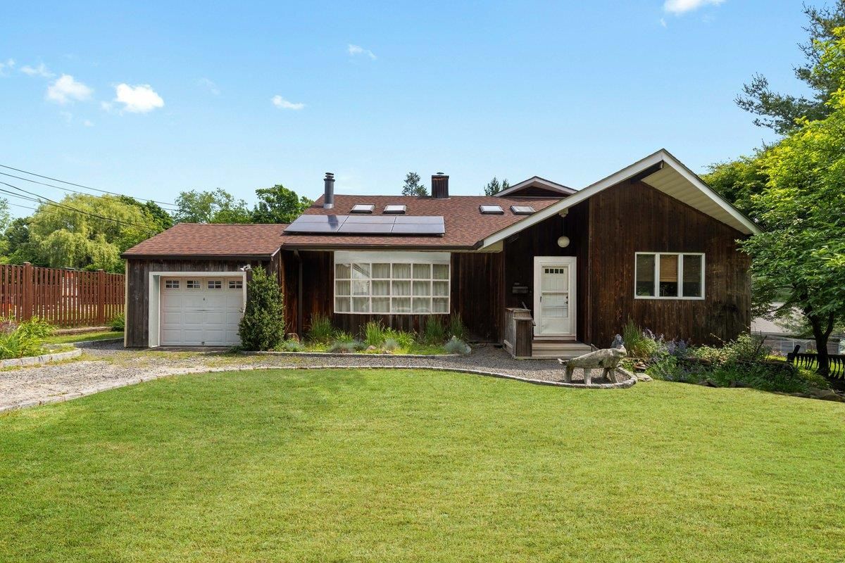 Attached, Backyard, Exterior, Facade, Solar Panels, Ranch