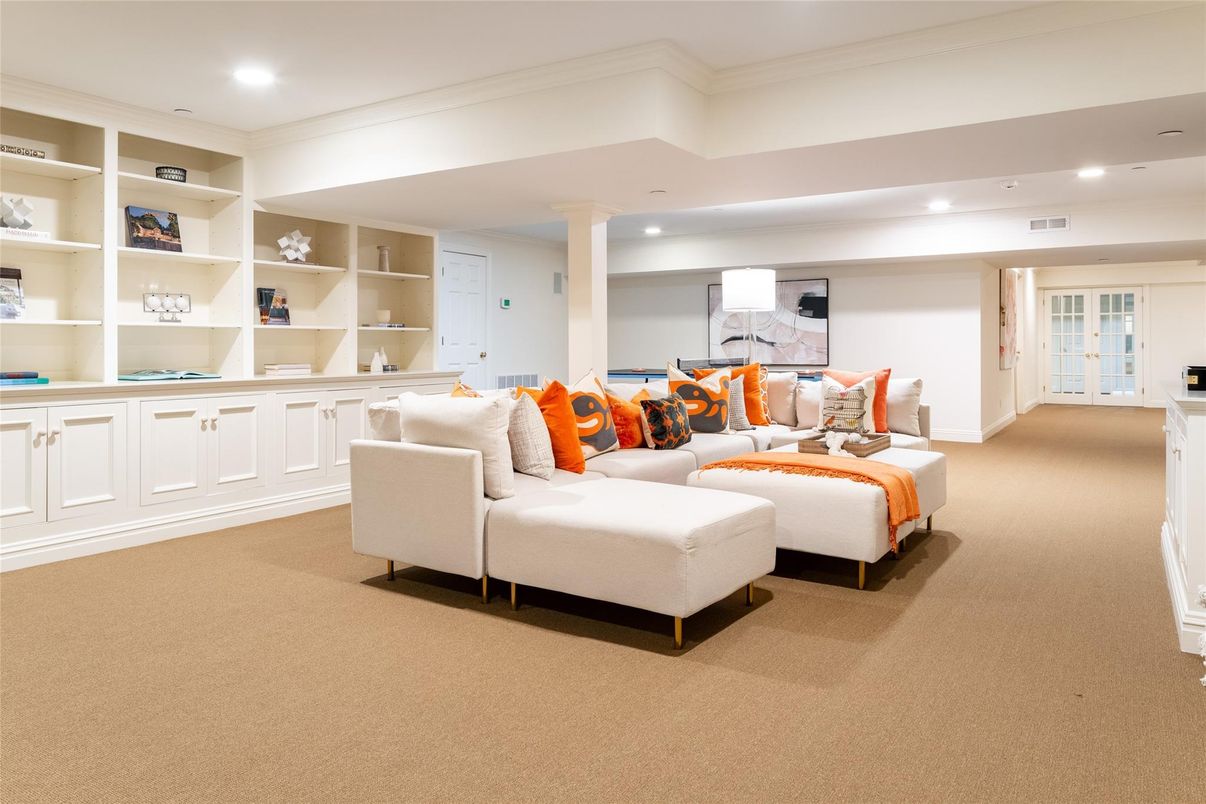 Interior, Living room, Recessed Lighting