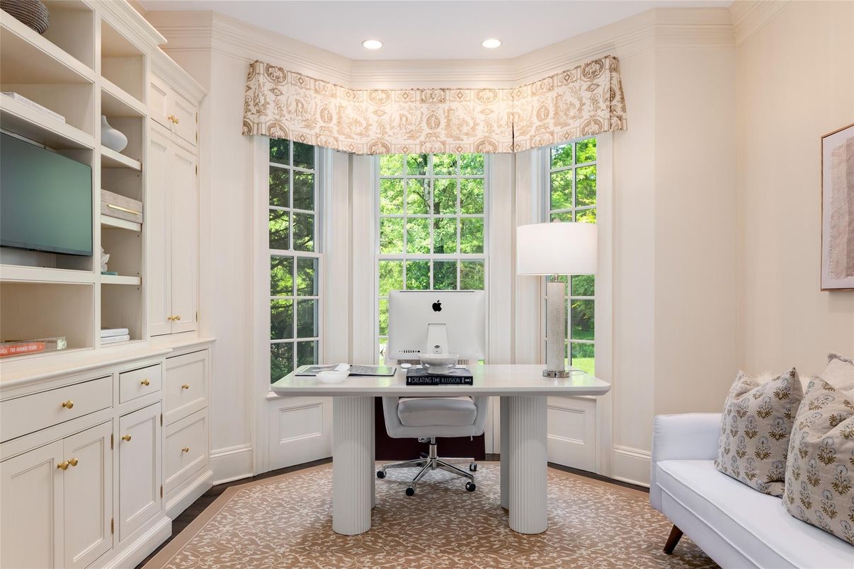 Home Office, Interior, Recessed Lighting