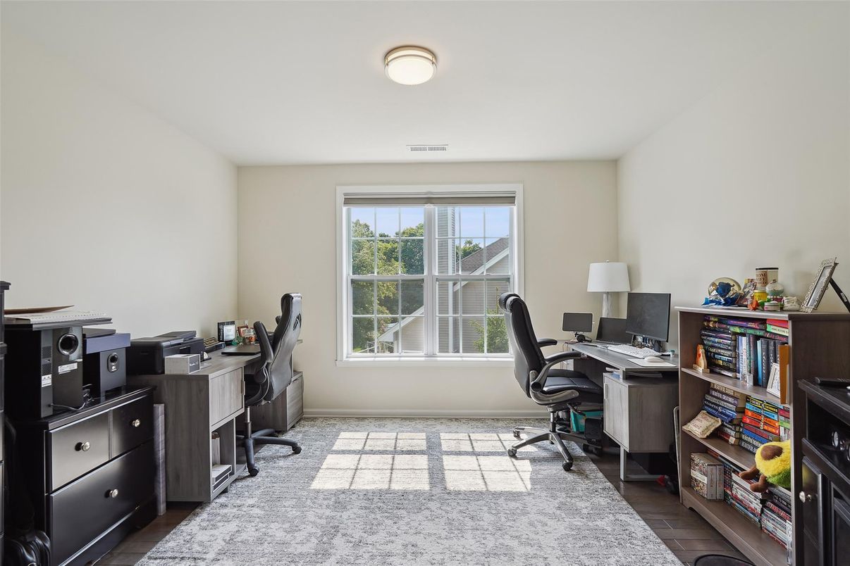 Home Office, Interior, Wood Texture Flooring