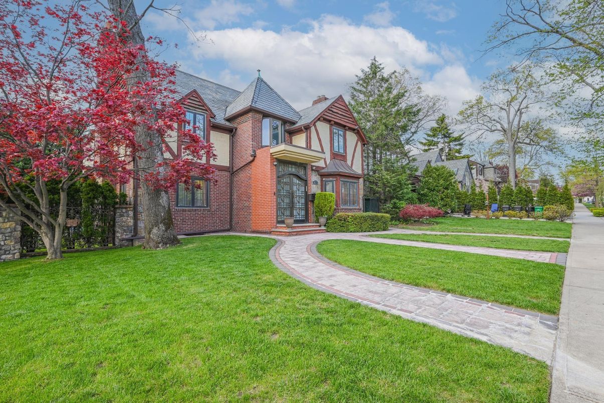 Backyard, Exterior, Facade, Brick Facade, Tudor Revival