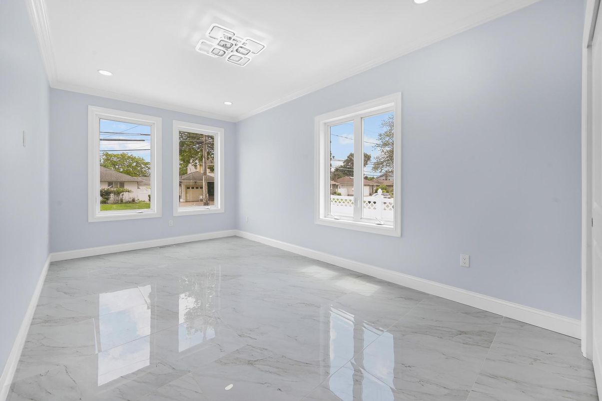 Empty room, Interior, Marble, Recessed Lighting