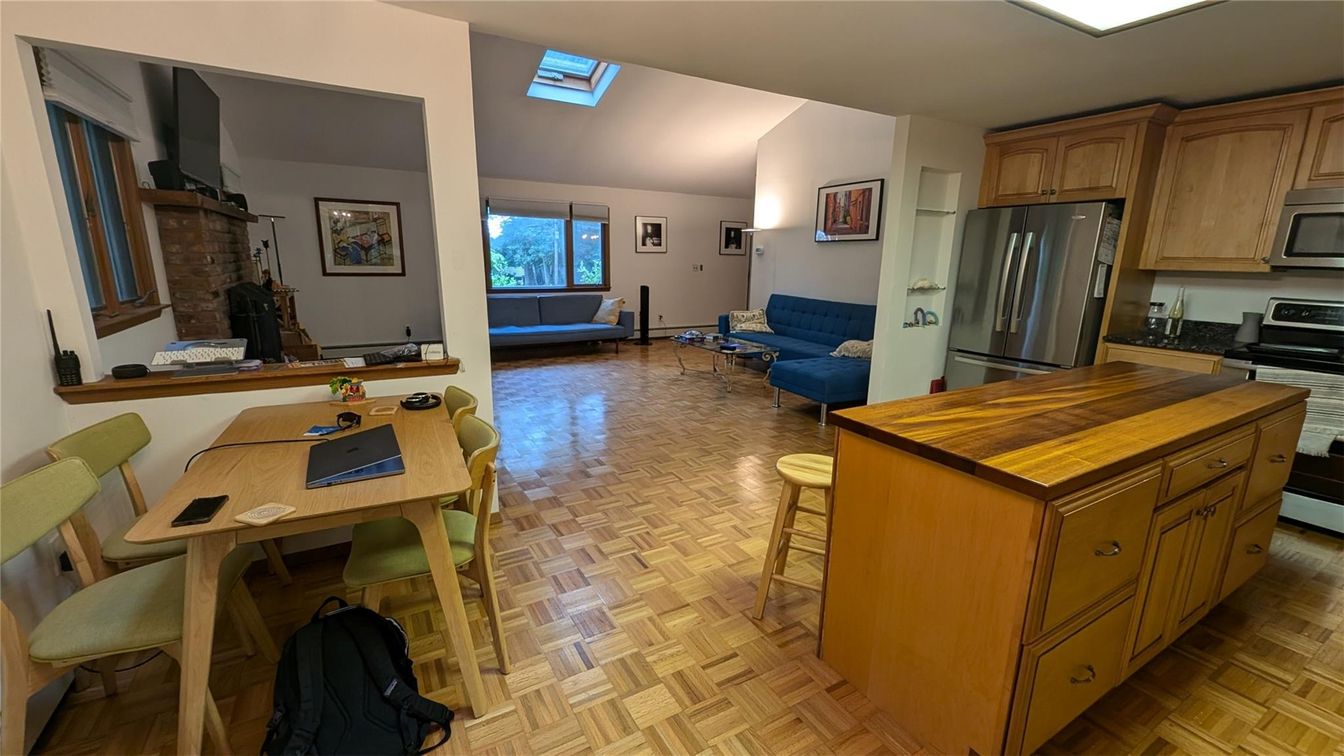 Dining room, Interior, Kitchen, Living room, Wood Texture Flooring