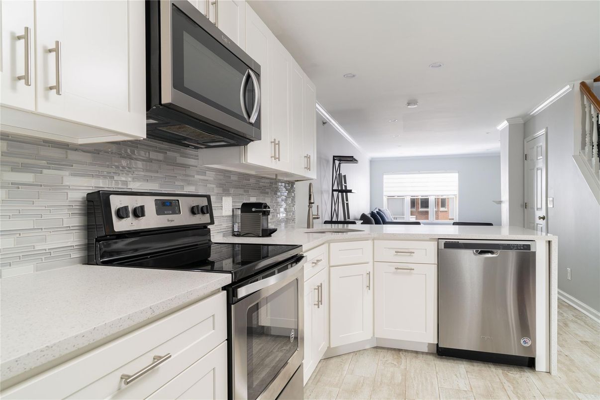 Interior, Kitchen, Recessed Lighting, Stainless Steel Appliances