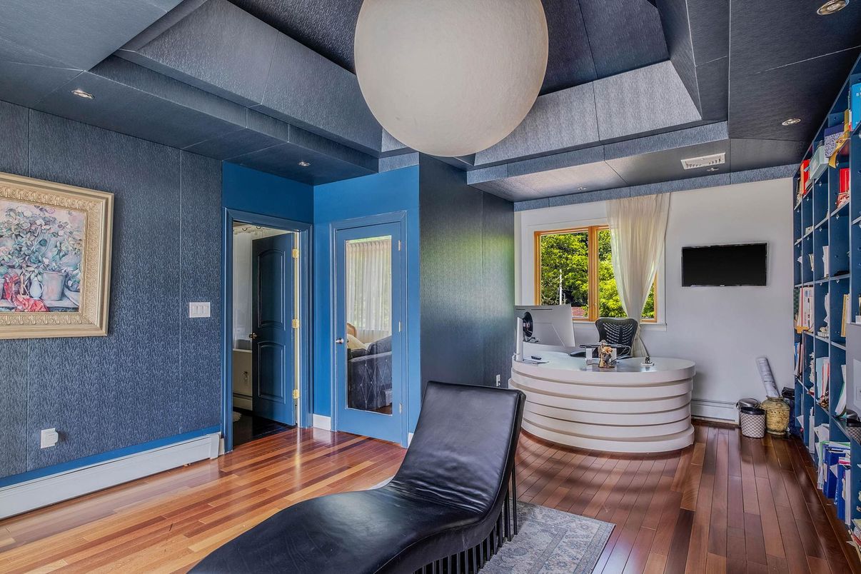 Home Office, Interior, Wood Texture Flooring