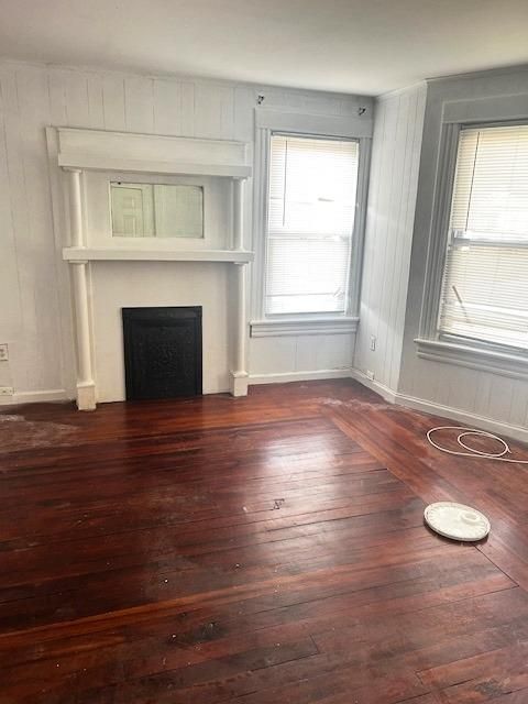 Empty room, Fireplace, Interior, Wood Texture Flooring