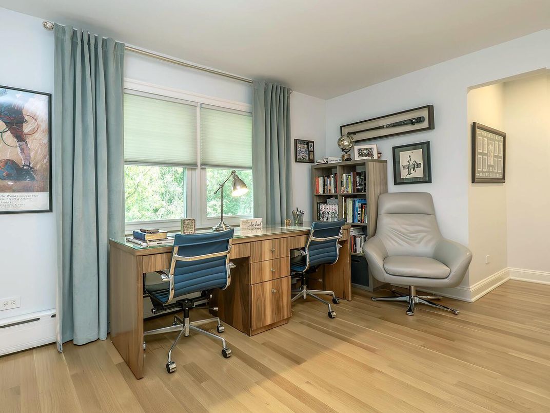 Home Office, Interior, Wood Texture Flooring
