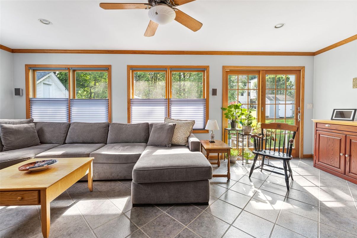 Interior, Living room, Recessed Lighting
