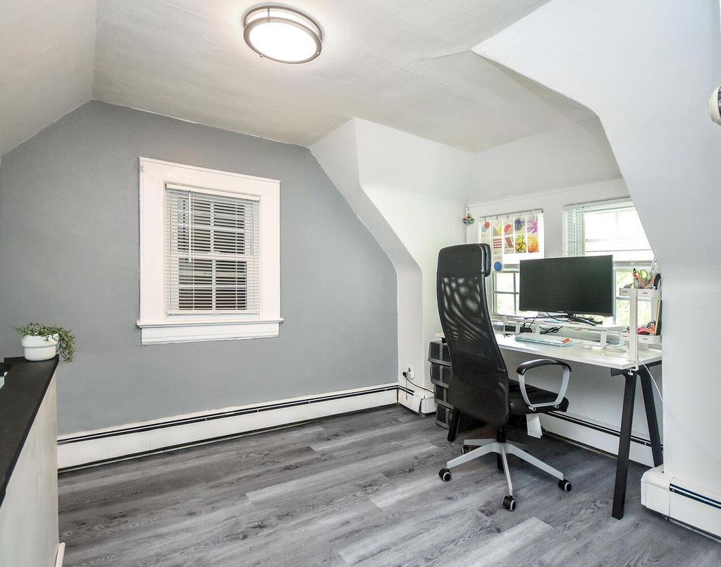 Home Office, Interior, Wood Texture Flooring
