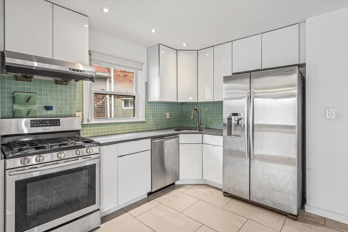 Interior, Kitchen, Recessed Lighting, Stainless Steel Appliances