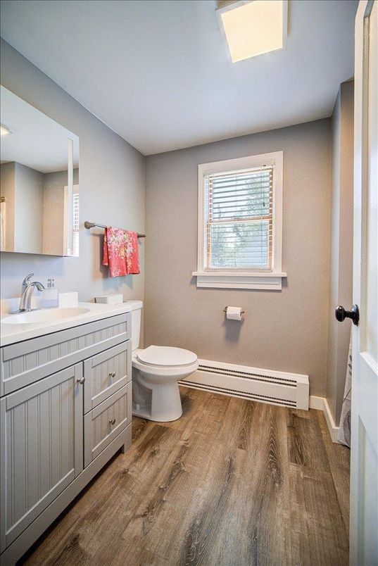 Bathroom, Interior, Wood Texture Flooring