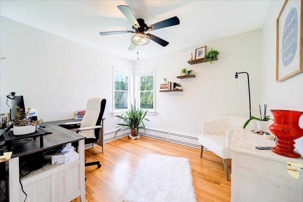 Home Office, Interior, Wood Texture Flooring