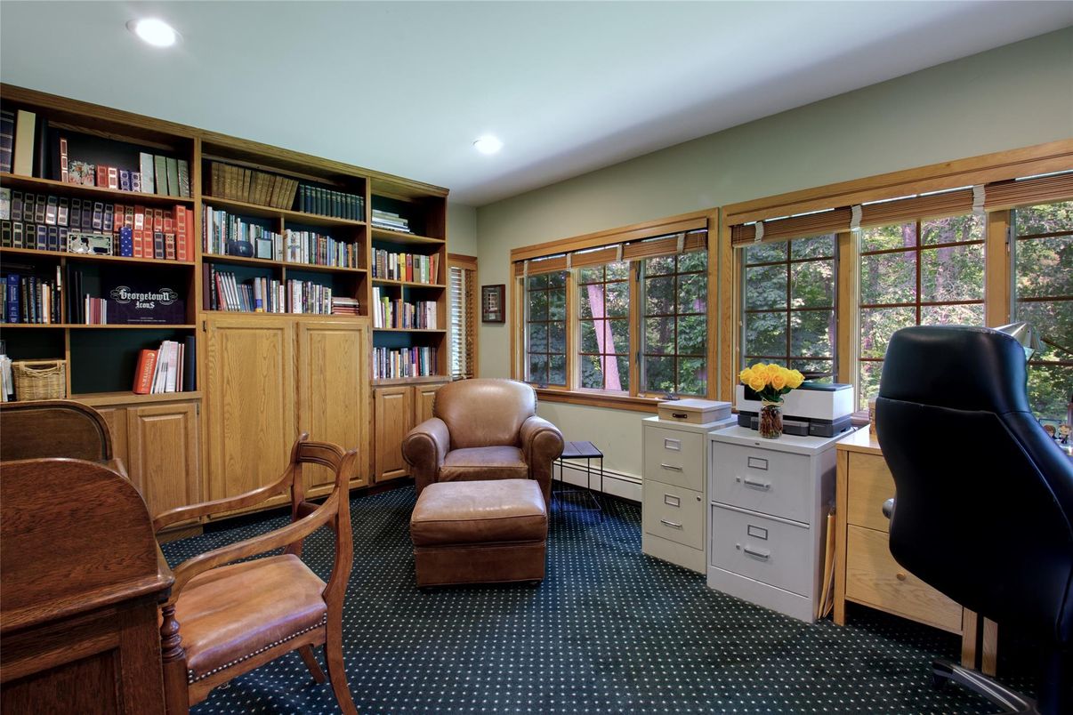 Home Office, Interior, Recessed Lighting