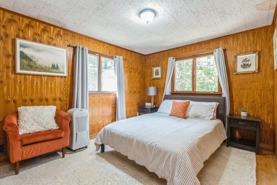 Bedroom, Interior, Wooden Walls