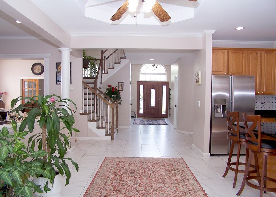 Interior, Kitchen, Marble, Recessed Lighting