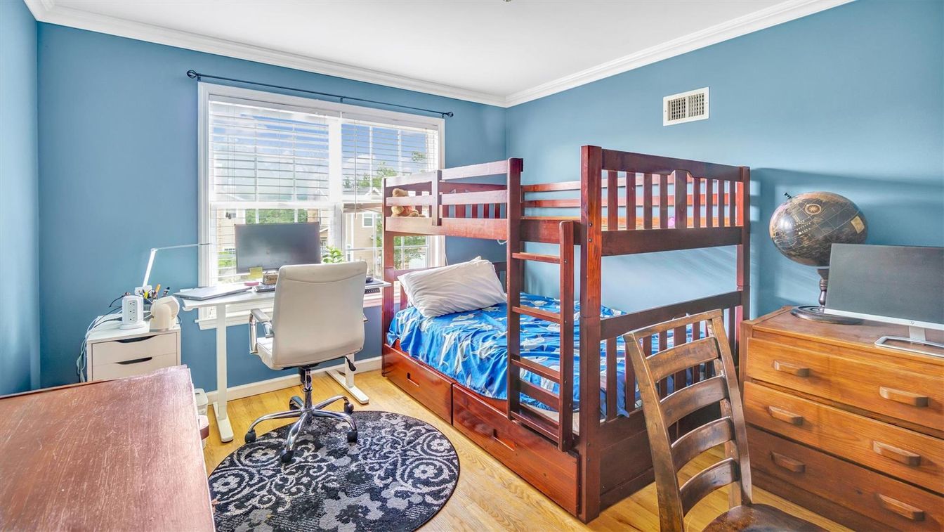 Bedroom, Home Office, Interior, Wood Texture Flooring