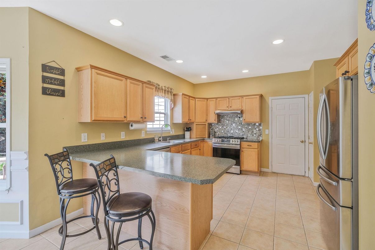 Interior, Kitchen, Recessed Lighting, Stainless Steel Appliances