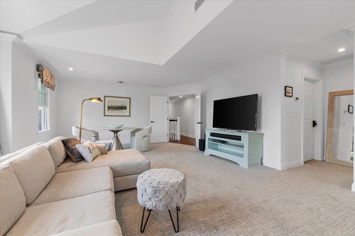 Interior, Living room, Recessed Lighting