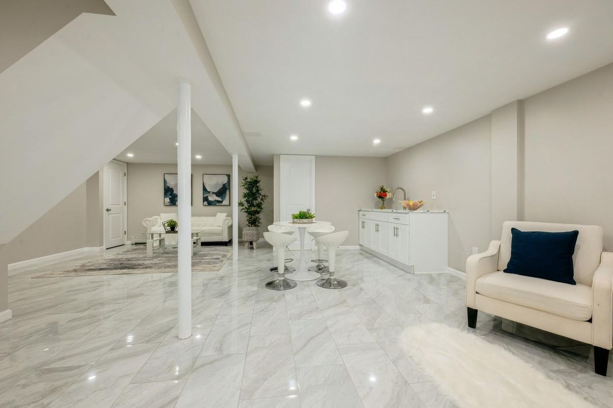 Interior, Marble, Recessed Lighting