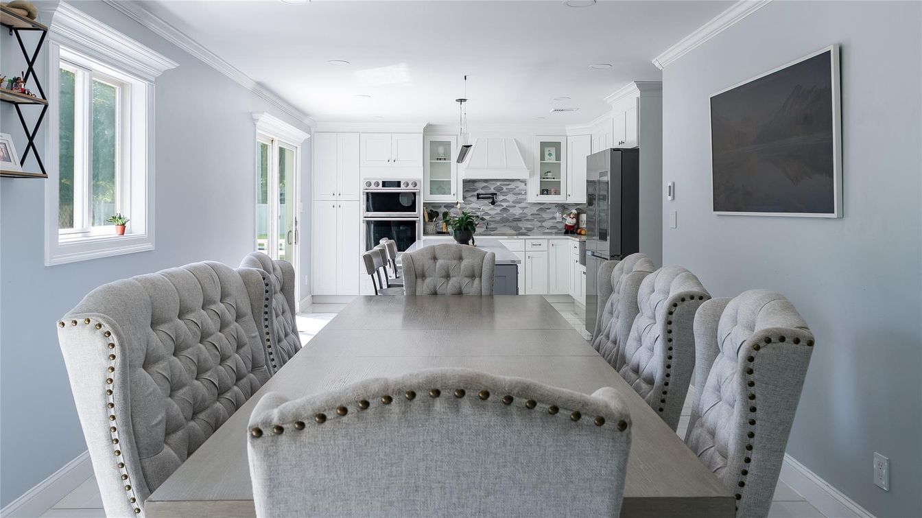 Dining room, Interior, Kitchen, Pendant Lights, Recessed Lighting