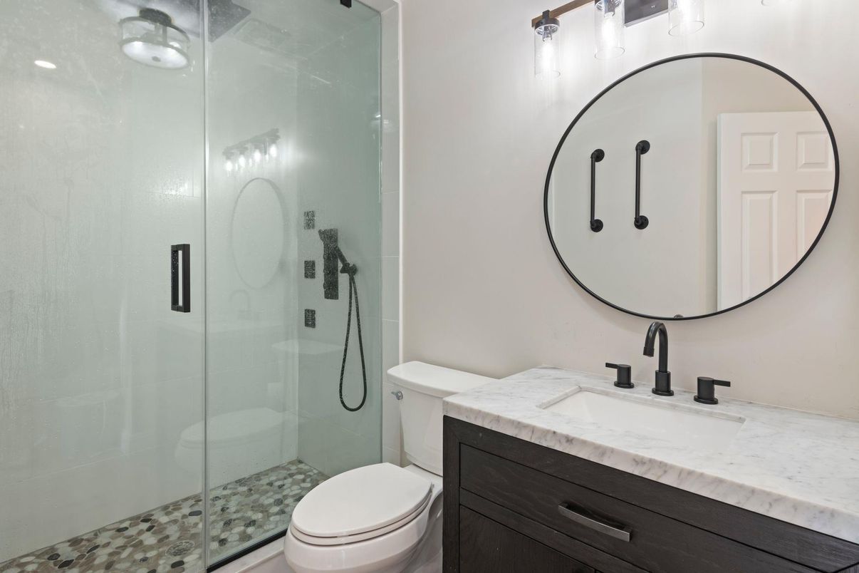 Bathroom, Glass Shower, Interior