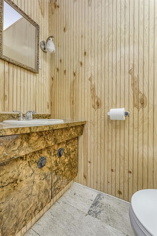 Bathroom, Interior, Wooden Walls