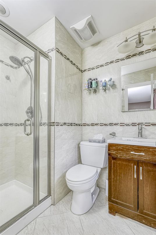 Bathroom, Glass Shower, Interior, Marble
