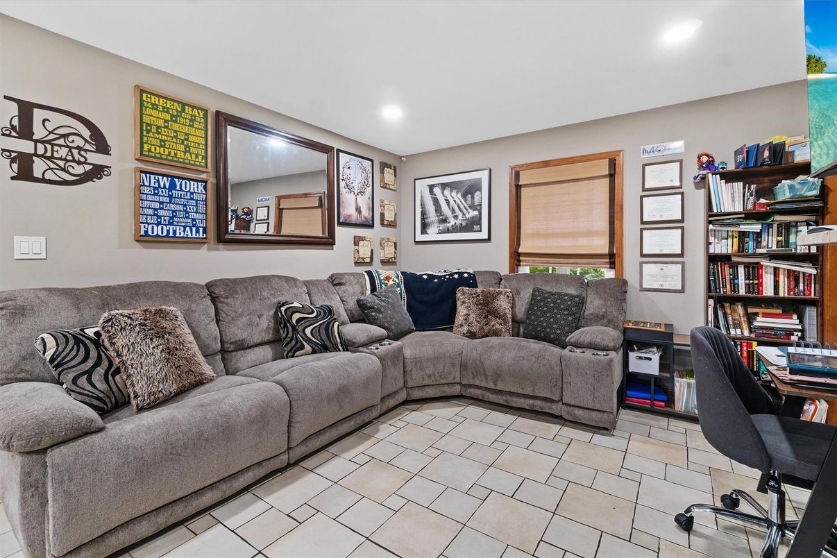 Interior, Living room, Recessed Lighting