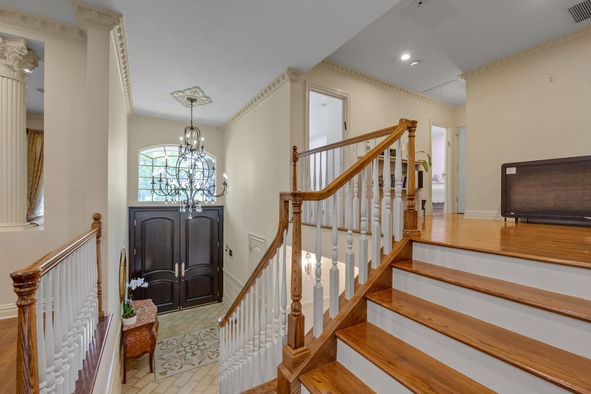 Chandelier, Interior, Recessed Lighting