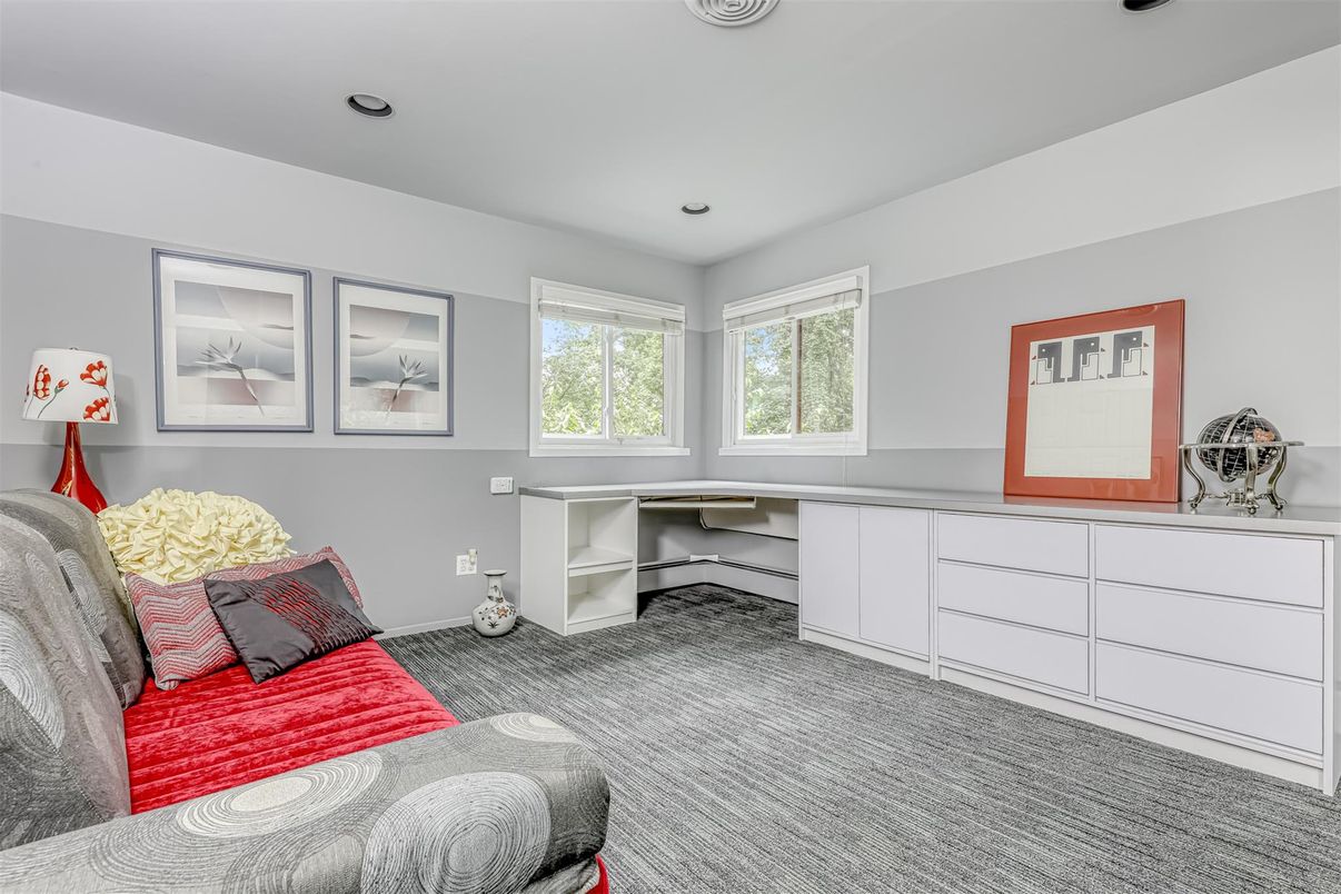 Home Office, Interior, Recessed Lighting