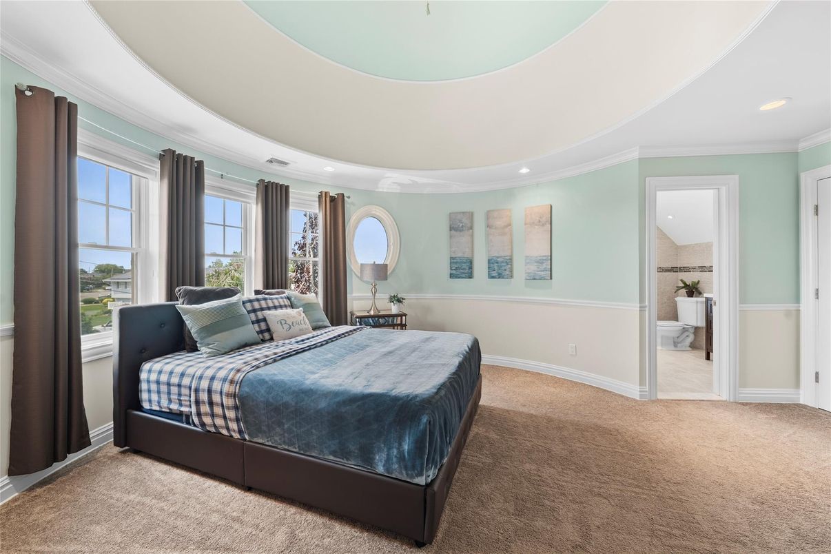 Bedroom, Interior, Recessed Lighting
