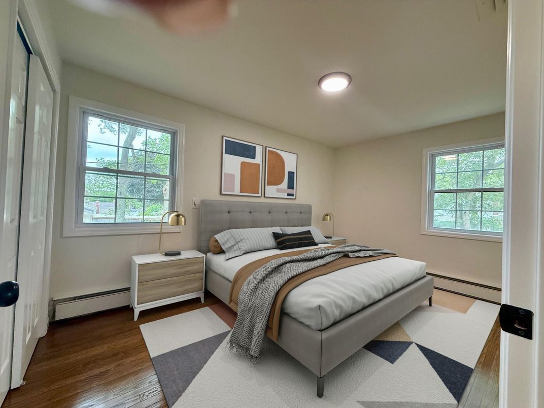 Bedroom, Interior, Wood Texture Flooring