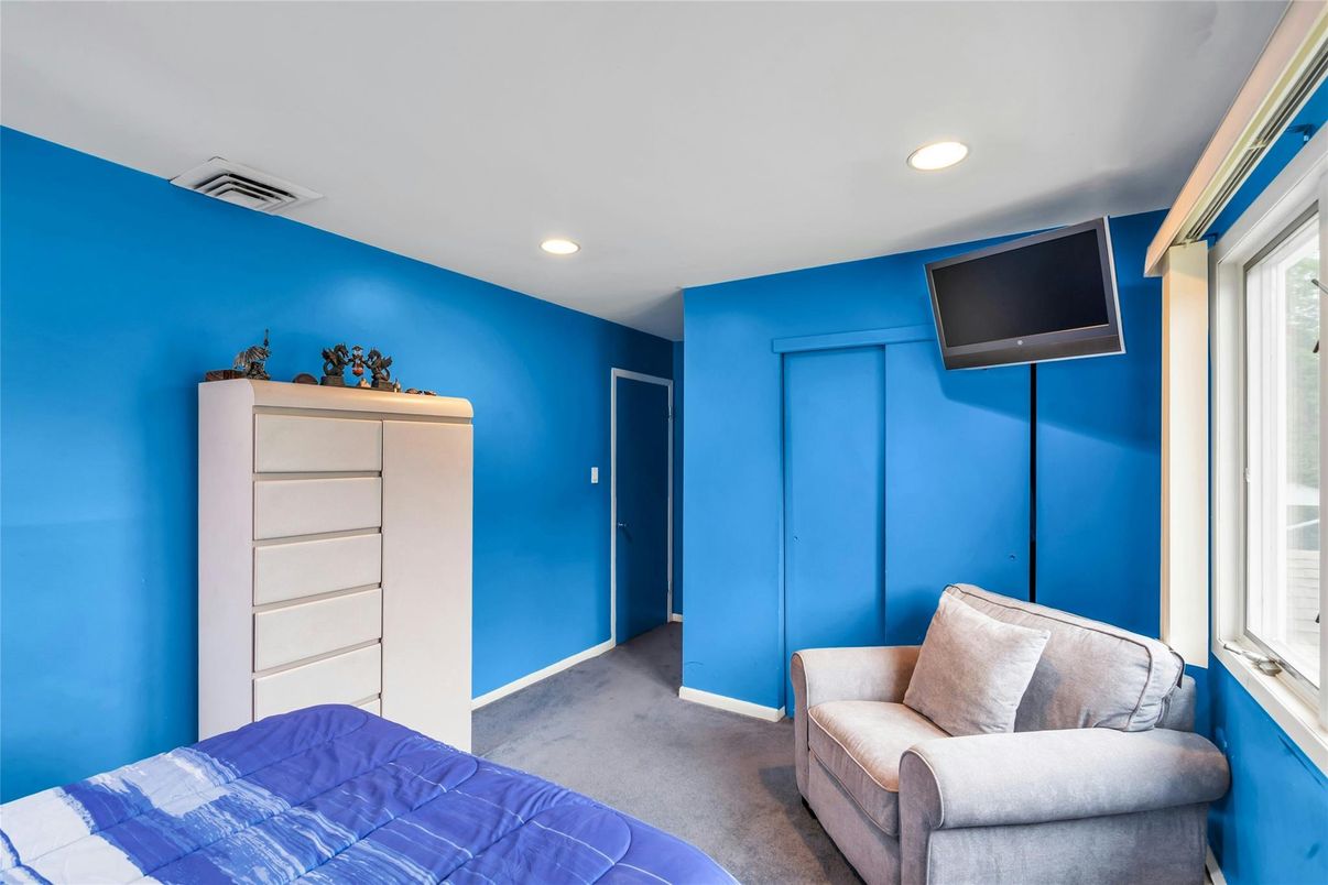 Bedroom, Interior, Recessed Lighting