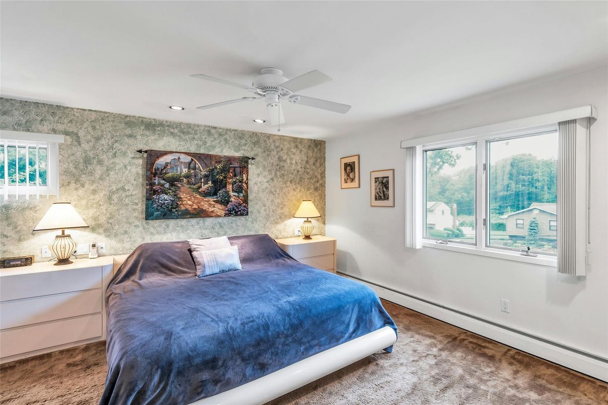Bedroom, Interior, Recessed Lighting