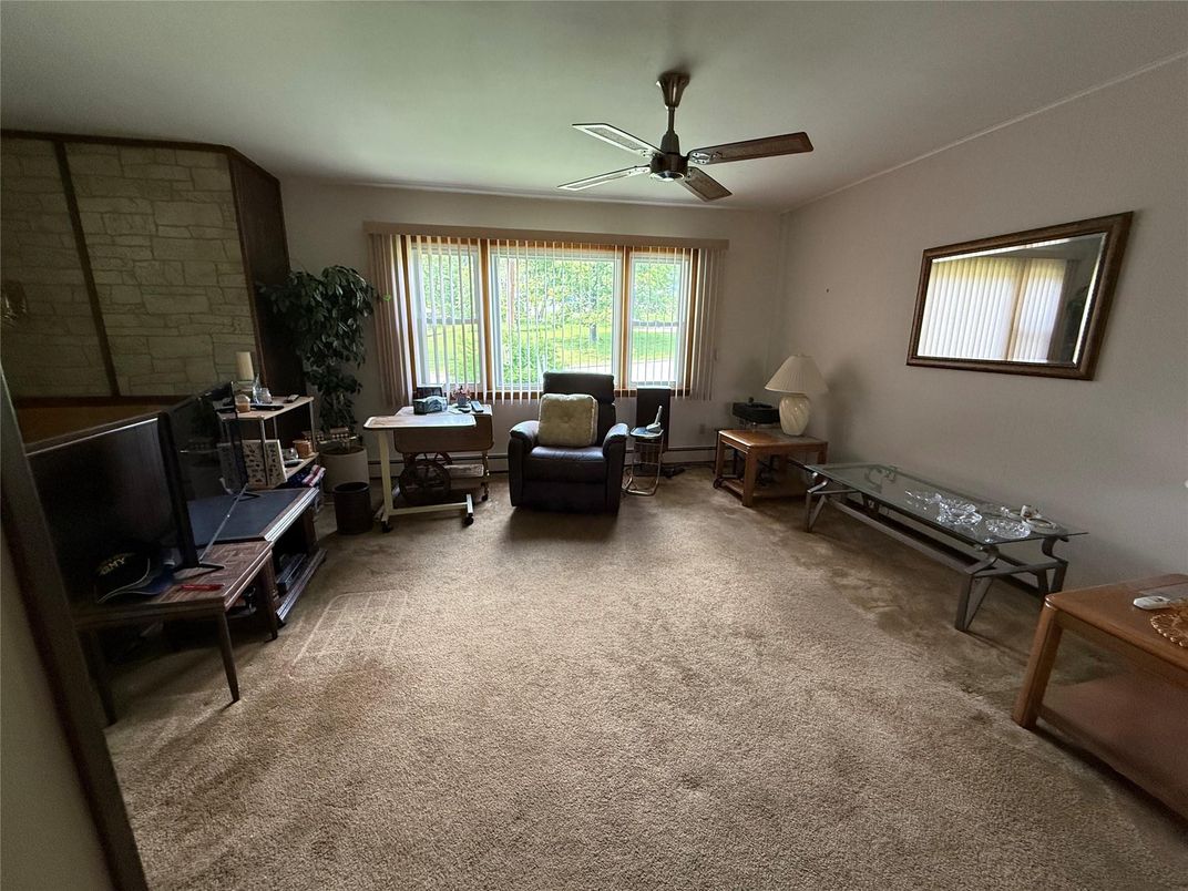 Interior, Living room, Stone Walls