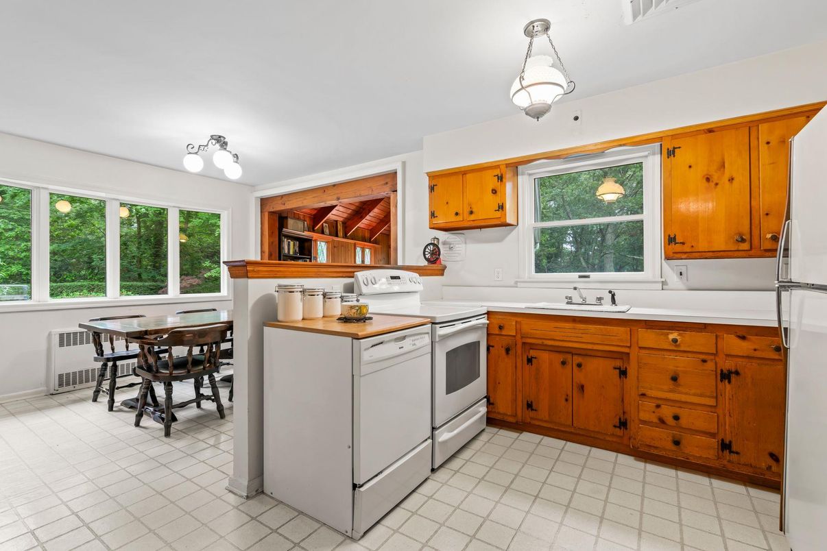 Dining room, Interior, Kitchen