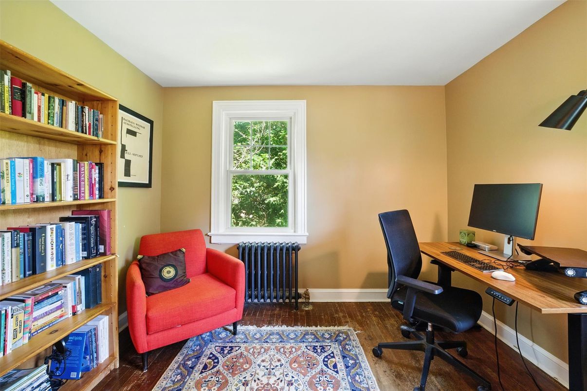 Home Office, Interior, Wood Texture Flooring