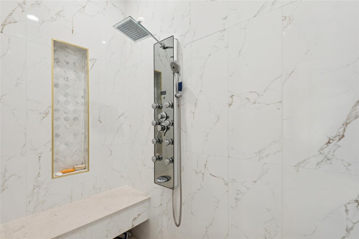 Bathroom, Interior, Marble Walls