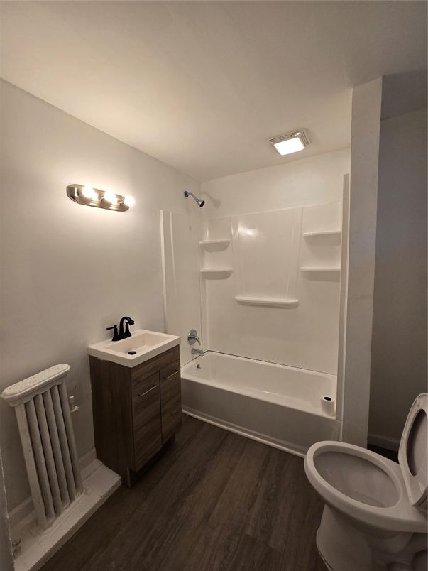 Bathroom, Interior, Wood Texture Flooring