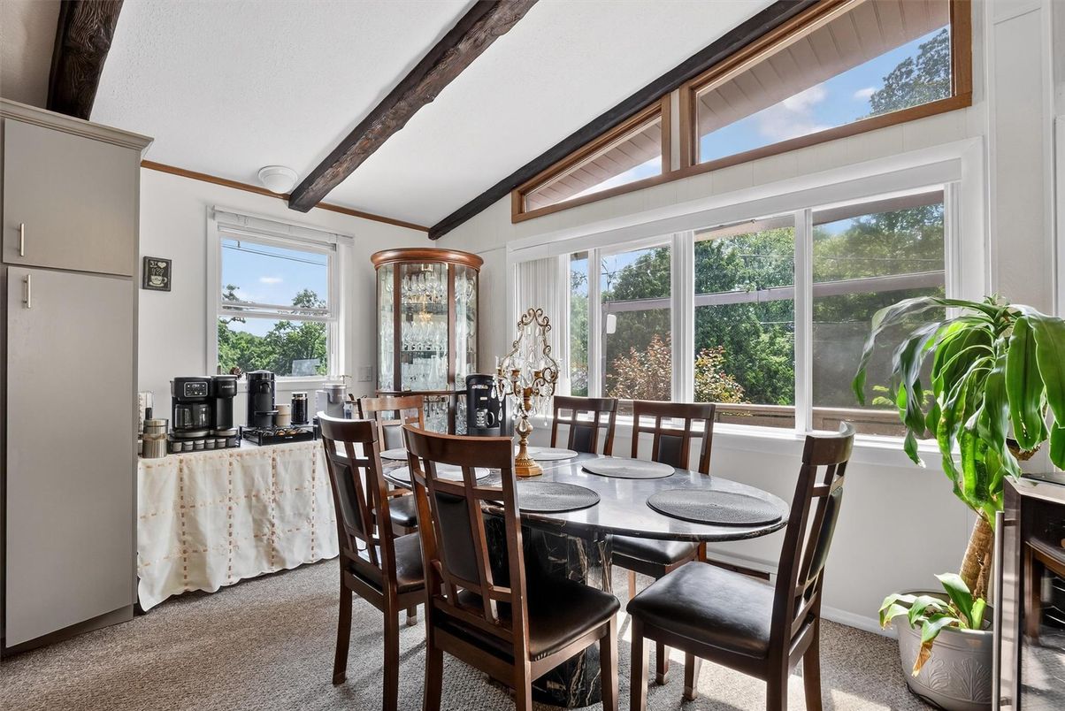 Dining room, Interior, Wooden Beams