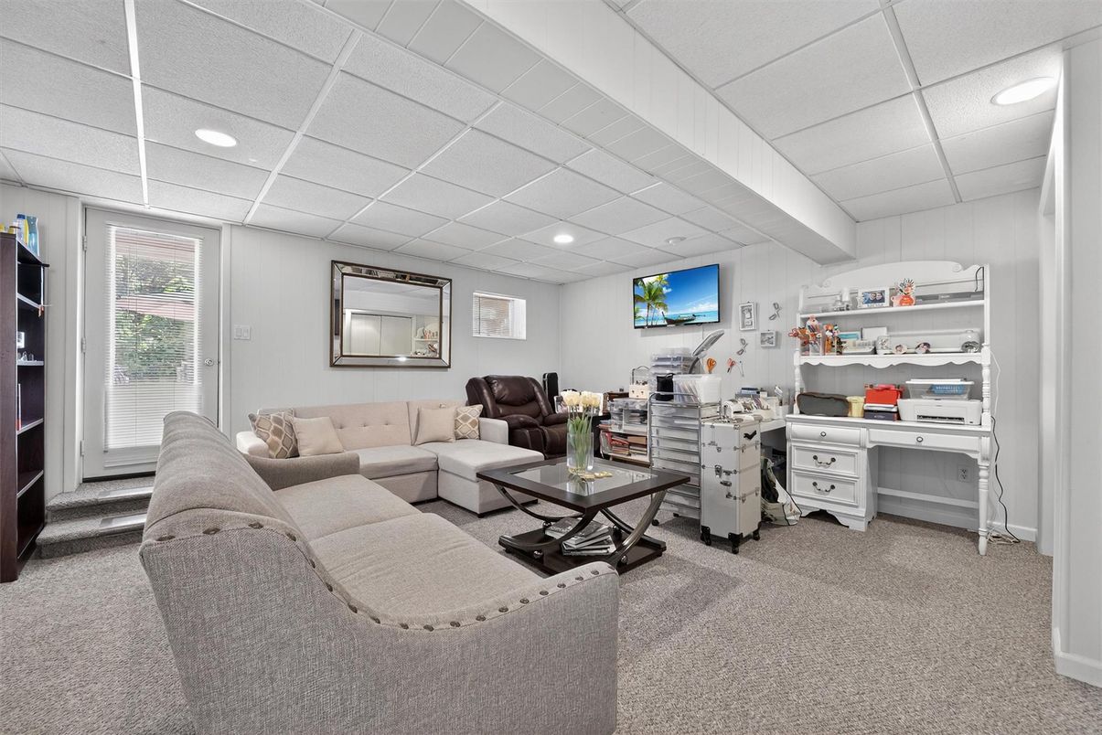 Home Office, Interior, Living room, Recessed Lighting